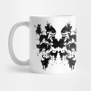 Rorschach Test Cat’s On My Mind Mug